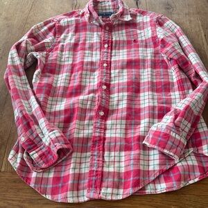 Ralph Lauren Blue Label Pink Flannel Shirt